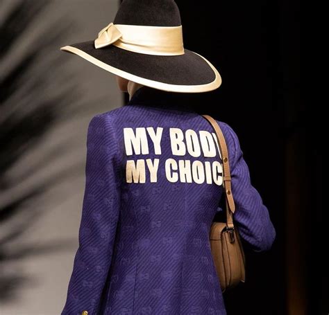 giacca gucci my body my choice|Gucci Advocates for Women's Abortion Rights on Cruise 2020 .